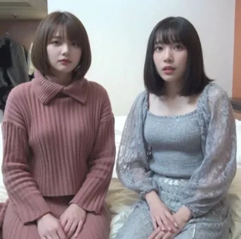 【無修正】３P解禁！！友達同士で３Pしちゃいました。むっちり巨乳ちゃん２人組との３Pセックス　レビュー特典あり