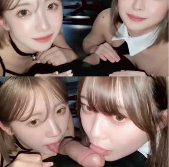 世界最高クラスの顔面2人と３P バニーちゃんたちと夢のハーレムSEX