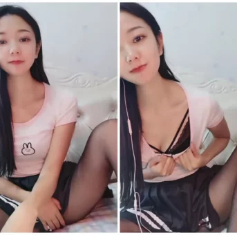 優しい口調で品のある可愛い女性！黒ずくみ美脚を堪能し、魅力的な姿をお届け[1.39G/MP4/WF]