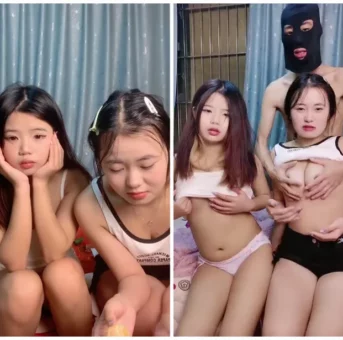 00年代生まれの若女、ダブルで登場する甘い名シーン！二人とも可愛い＆魅力的、クライアントに夢中になって激しく接触する。
