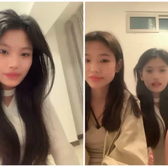 16歳未満の純粋で可愛らしい学生妹【まなざかちあや】お姫様たちが一緒に下世話系ライブ配信で収入を得る、おっぱいを触る男性陣による実況プレイ