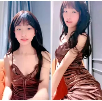無垢な妹の表情【ラブコマ】, 学姐も校花も！巨乳と清純さ、寮のベッドで放課後自慰放水映像ライブ配信
