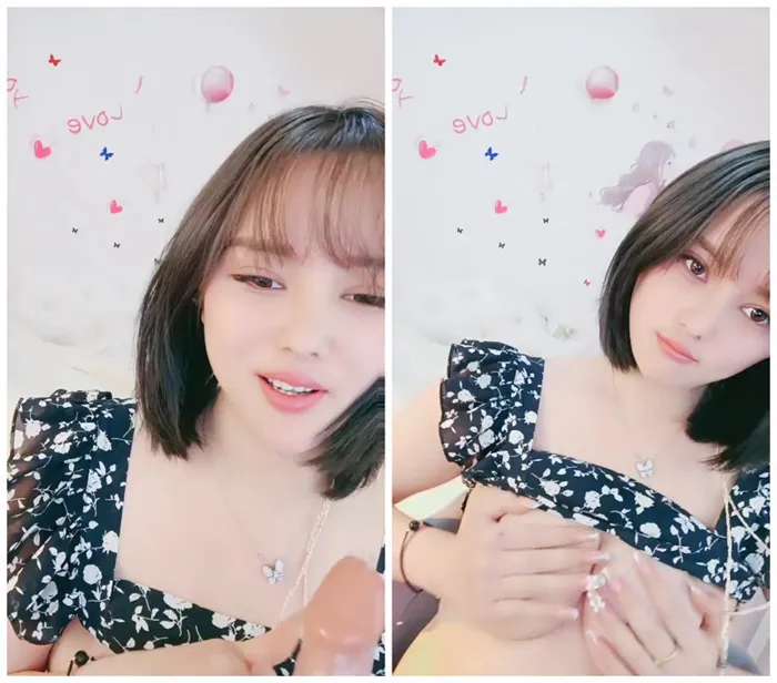 ショートヘア美女が直近の配信で初登場！甘えん坊でセクシーな魅力全開。淡水 pearls、丁字褲（デニム股）を脱ぎ、偽物の下着に秘境へ…スワシがこぼれる快感VTR