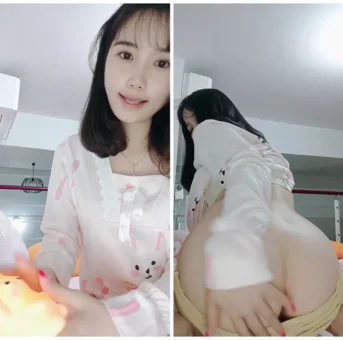 高級感美女の素顔魅力！美白肌とセクシーなヒップを堪能。半分脱いだ下着で身体を揺らし、甘える姿が最高！