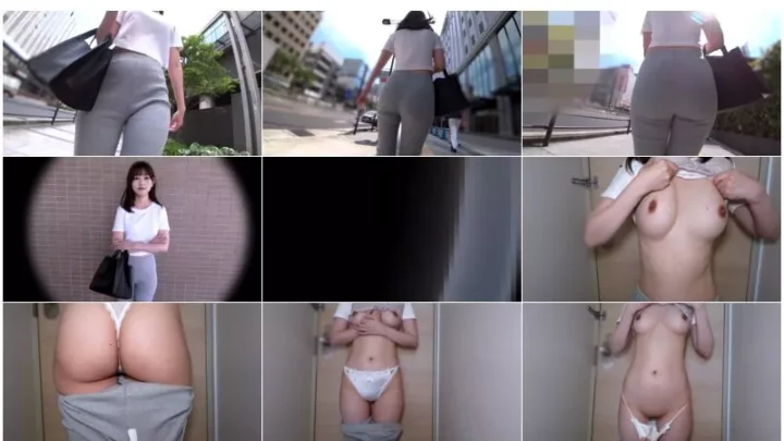 【お触り編】【ピタパンが大好き】魅惑のお尻じわべっぴん☆歩行中にまき散らすエロフェロモンだだ漏れ中！