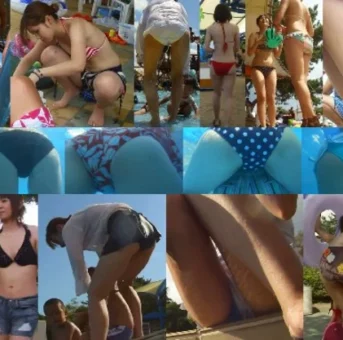 Ass fetish in the pool. Part2