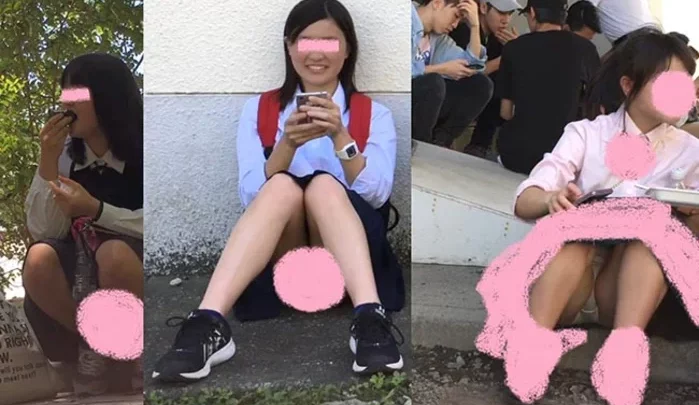 純白パンティ丸見え娘が大股開きで衝撃の顔出し本編！ xj_15278203_ppv