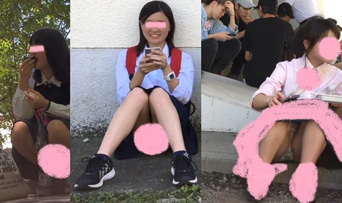 純白パンティ丸見え娘が大股開きで衝撃の顔出し本編！ xj_15278203_ppv