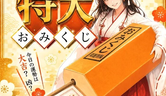 特大おみくじ付き期間限定スペシャル