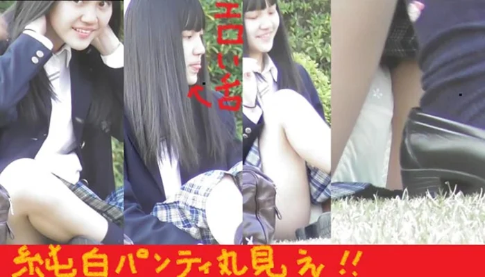 純白パンティのJKが最高に可愛い xj_15343537_ppv